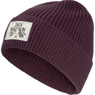 Jack Wolfskin Badge Beanie Amaranth OneSize Jack Wolfskin Badge Beanie Amaranth OneSize