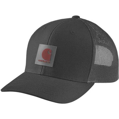 Carhartt Twill Mesh-Back Logo Patch Cap Black OneSize Carhartt Twill Mesh-Back Logo Patch Cap Black OneSize