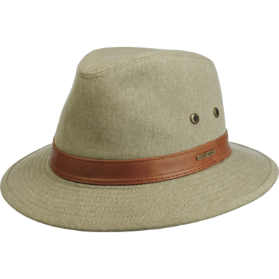 Stetson Cotton Traveller Outdoor Hat Olive 59/L Stetson Cotton Traveller Outdoor Hat Olive 59/L