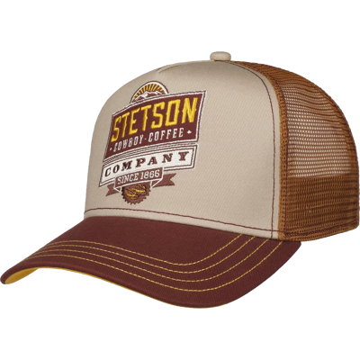 Stetson Trucker Cap Cowboy Coffee Bordeaux OneSize Stetson Trucker Cap Cowboy Coffee Bordeaux OneSize
