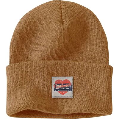 Carhartt Women's Knit Heart Patch Beanie ® Brown OneSize Carhartt Women's Knit Heart Patch Beanie ® Brown OneSize