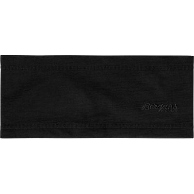 Bergans Wool Headband Black 58 cm Bergans Wool Headband Black 58 cm
