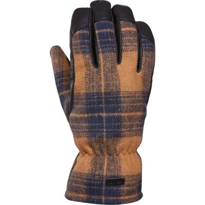 Kombi Men's Lumberjack Wool Blend Gloves Brown Tartan S Kombi Men's Lumberjack Wool Blend Gloves Brown Tartan S
