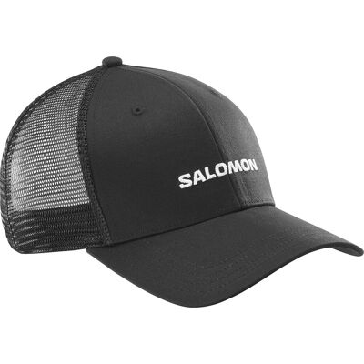 Salomon Logo Trucker Cap Deep Black L/XL Salomon Logo Trucker Cap Deep Black L/XL