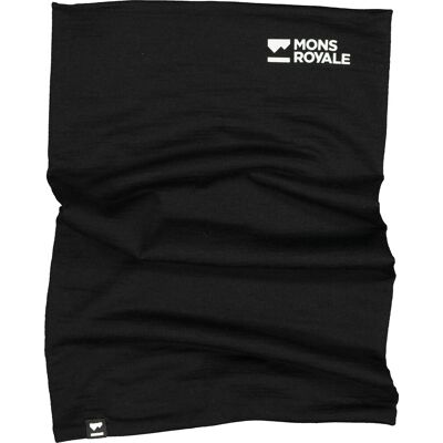 Mons Royale Double Up Neckwarmer Black OneSize Mons Royale Double Up Neckwarmer Black OneSize