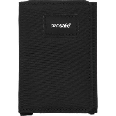 Pacsafe RFIDsafe Trifold Wallet Jet Black One size Pacsafe RFIDsafe Trifold Wallet Jet Black One size