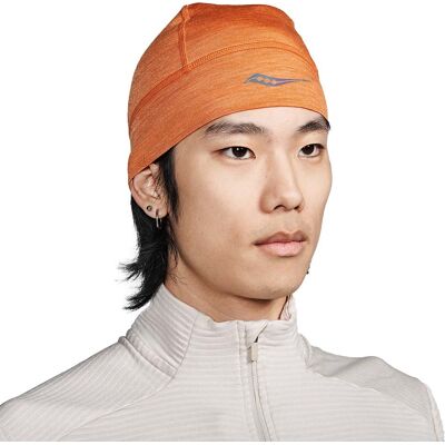 Saucony Unisex Peregrine Merino Beanie Amber Heather OneSize Saucony Unisex Peregrine Merino Beanie Amber Heather OneSize