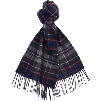 Barbour Unisex New Check Scarf Navy/Dark Ginger OneSize Barbour Unisex New Check Scarf Navy/Dark Ginger OneSize