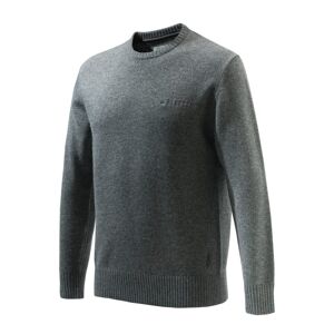 Beretta Men's Devon Crewneck Sweater XXL, Grey Melange