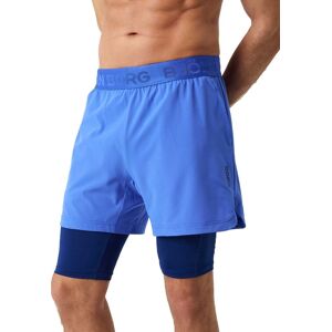 Björn Borg Men's Borg 2 In 1 Shorts Amparo Blue M Björn Borg Men's Borg 2 In 1 Shorts Amparo Blue M
