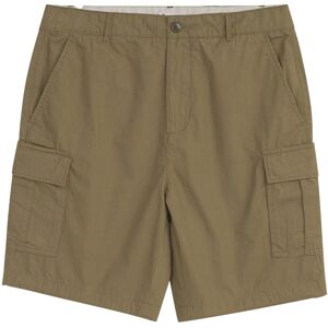 Knowledge Cotton Apparel Men's Fig Loose Cargo Poplin Shorts Burned Olive S Knowledge Cotton Apparel Men's Fig Loose Cargo Poplin Shorts Burned Olive S