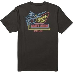 Salty Crew Men's Neon Sign SS Tee Black S Salty Crew Men's Neon Sign SS Tee Black S