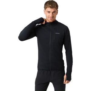 Björn Borg Men's Borg Running Mid Layer Hood Black Beauty XXL Björn Borg Men's Borg Running Mid Layer Hood Black Beauty XXL