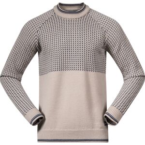 Bergans Men's Alvdal Wool Jumper Sandstone/navy Blue M Bergans Men's Alvdal Wool Jumper Sandstone/navy Blue M