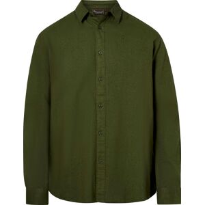 Pinewood Men's Värnamo InsectSafe Hemp Mix L/S Shirt Pine Green L Pinewood Men's Värnamo InsectSafe Hemp Mix L/S Shirt Pine Green L