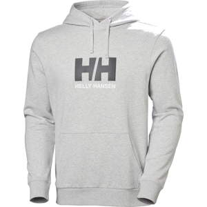 Helly Hansen Men's HH Logo Hoodie Grey Melange L Helly Hansen Men's HH Logo Hoodie Grey Melange L