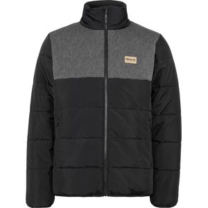 Bula Men's Jacket Contrast Puffer Black S Bula Men's Jacket Contrast Puffer Black S