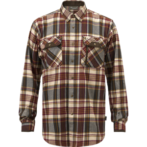 Pinewood Men's Prestwick Exclusive Shirt Bordeaux/Beige S Pinewood Men's Prestwick Exclusive Shirt Bordeaux/Beige S