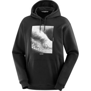 Salomon Men's All That Ridez Hoodie Deep Black M Salomon Men's All That Ridez Hoodie Deep Black M