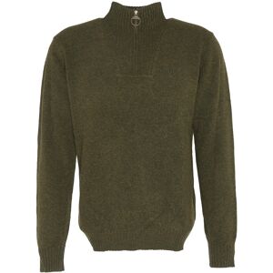 Barbour Men's Essential Lambswool Half Zip Knitted Jumper Seaweed S Barbour Men's Essential Lambswool Half Zip Knitted Jumper Seaweed S