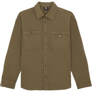 Dickies Men's Houston Longshirt Military Green S Dickies Men's Houston Longshirt Military Green S