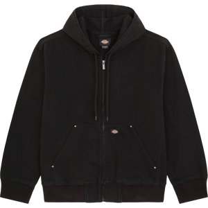 Dickies Men's Unlined Canvas Hooded Bomber Black S Dickies Men's Unlined Canvas Hooded Bomber Black S