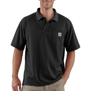 Carhartt Men's Loose Fit Midweight Short-Sleeve Pocket Polo Black XXL Carhartt Men's Loose Fit Midweight Short-Sleeve Pocket Polo Black XXL