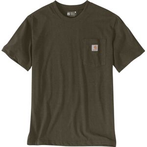 Carhartt Men's K87 Pocket Short Sleeve T-Shirt Burnished Logs Heather 2XL Carhartt Men's K87 Pocket Short Sleeve T-Shirt Burnished Logs Heather 2XL