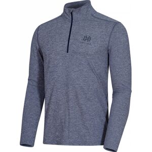Hellner Men's Nunis Halfzip Long Sleeve Tee Dress Blue Melange M Hellner Men's Nunis Halfzip Long Sleeve Tee Dress Blue Melange M
