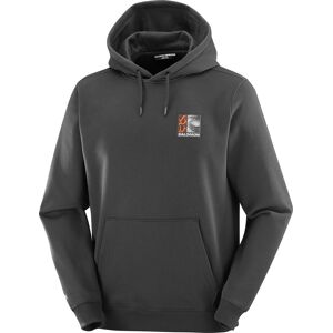 Salomon Unisex Freestyle Hoodie Deep Black L Salomon Unisex Freestyle Hoodie Deep Black L