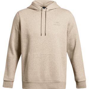 Under Armour Men's UA Essential Fleece Hoodie Timberwolf Taupe Brown S Under Armour Men's UA Essential Fleece Hoodie Timberwolf Taupe Brown S