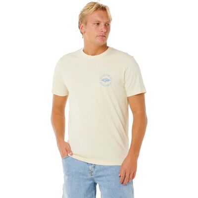 Rip Curl Men's Staple Tee Lemon Ice M Rip Curl Men's Staple Tee Lemon Ice M