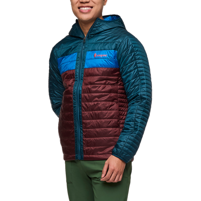 Cotopaxi Men's Capa Insulated Hooded Jacket Abyss And Chestnut S Cotopaxi Men's Capa Insulated Hooded Jacket Abyss And Chestnut S