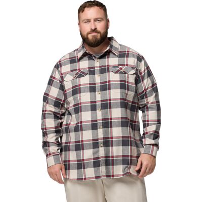 Columbia Men's Flare Gun Stretch Flannel Dark Stone Trails Edge Plaid M Columbia Men's Flare Gun Stretch Flannel Dark Stone Trails Edge Plaid M