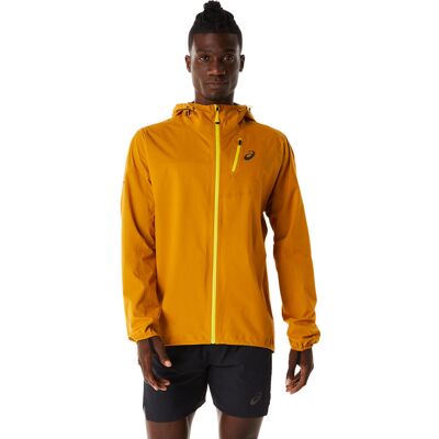 Asics Men's Fujitrail Waterproof Jacket Sandstorm XS Asics Men's Fujitrail Waterproof Jacket Sandstorm XS