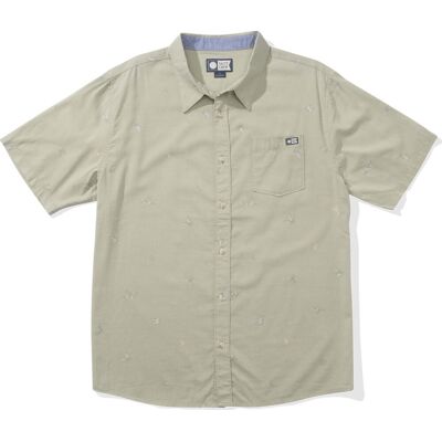 Salty Crew Men's Small Kine Short Sleeve Button Up Sage S Salty Crew Men's Small Kine Short Sleeve Button Up Sage S