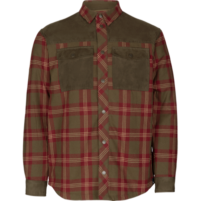Seeland Men's Vancouver Shirt Red Check L Seeland Men's Vancouver Shirt Red Check L