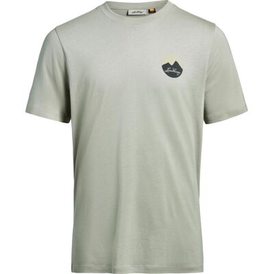 Lundhags Men's Järpen Printed T-Shirt Moss Grey S Lundhags Men's Järpen Printed T-Shirt Moss Grey S
