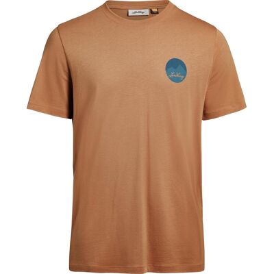 Lundhags Men's Järpen Printed T-Shirt Hazel XL Lundhags Men's Järpen Printed T-Shirt Hazel XL