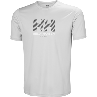 Helly Hansen Men's HH Tech Graphic T-Shirt 2.0 Grey Fog L Helly Hansen Men's HH Tech Graphic T-Shirt 2.0 Grey Fog L