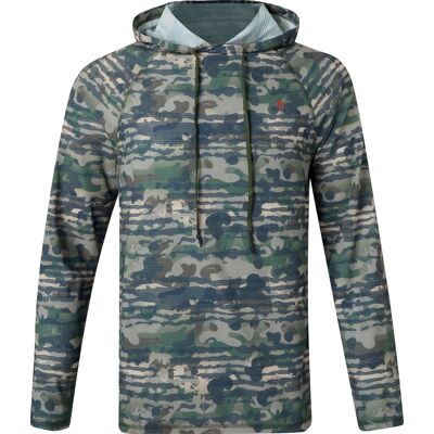 Pinewood Men's Air Vent Hoodie Green Camou XXL Pinewood Men's Air Vent Hoodie Green Camou XXL