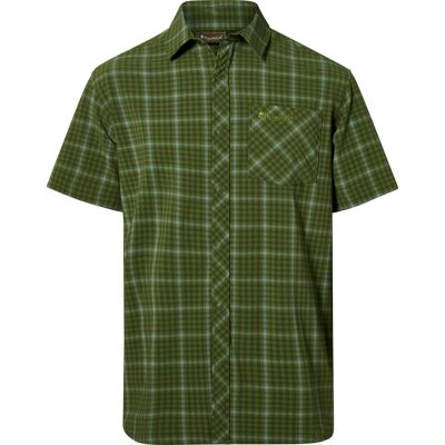 Pinewood Men's Outdoor Short Sleeved Shirt Pine Green L Pinewood Men's Outdoor Short Sleeved Shirt Pine Green L