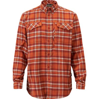 Pinewood Men's Abisko Hiking Flanell Shirt Burned Orange XXL Pinewood Men's Abisko Hiking Flanell Shirt Burned Orange XXL