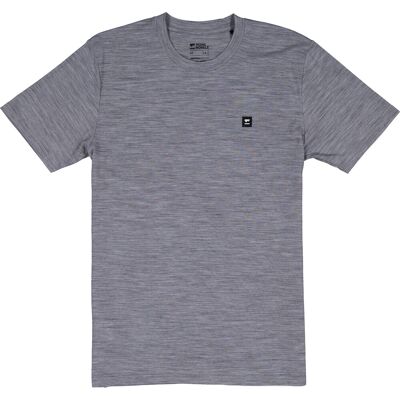 Mons Royale Men's Icon Merino Classic T-Shirt Grey Heather S Mons Royale Men's Icon Merino Classic T-Shirt Grey Heather S
