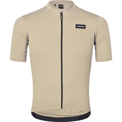Men's GripGrab EXPLR Merinotech Short Sleeve Jersey Beige XL Men's GripGrab EXPLR Merinotech Short Sleeve Jersey Beige XL