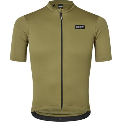 Men's GripGrab EXPLR Merinotech Short Sleeve Jersey Olive Green XL Men's GripGrab EXPLR Merinotech Short Sleeve Jersey Olive Green XL