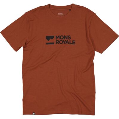 Mons Royale Men's Icon Merino Classic T-Shirt Sienna S Mons Royale Men's Icon Merino Classic T-Shirt Sienna S