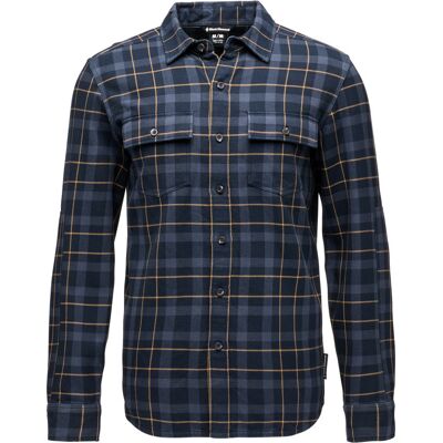 Black Diamond Men's Project Twill Long Sleeve Shirt Charcoal-Black M Black Diamond Men's Project Twill Long Sleeve Shirt Charcoal-Black M