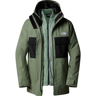 The North Face Men's Fourbarrel Triclimate Jacket Bark Mist/TNF Black M The North Face Men's Fourbarrel Triclimate Jacket Bark Mist/TNF Black M