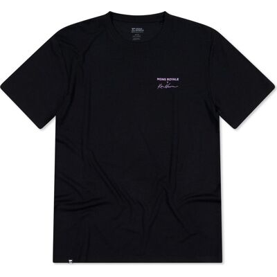 Mons Royale Men's Icon Merino T-Shirt Black M Mons Royale Men's Icon Merino T-Shirt Black M